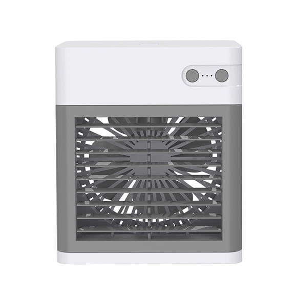 Yuarrent Ventilador de escritorio de refrigeración portátil, aire acondicionado, Mini enfriador de aire de agua, humidificador recargable por USB para Electrodomésticos Blanco Yuarrent HA004078-01B
