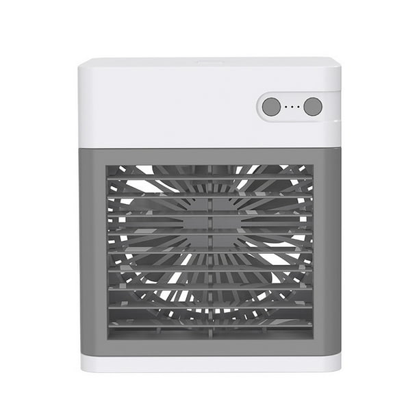 Ventilador Ventilador de escritorio de refrigeración portátil Mini enfriador de agua y aire Humidificador recargable USB Suministros de viaje, Blanco Jumpingount HA004078-01B