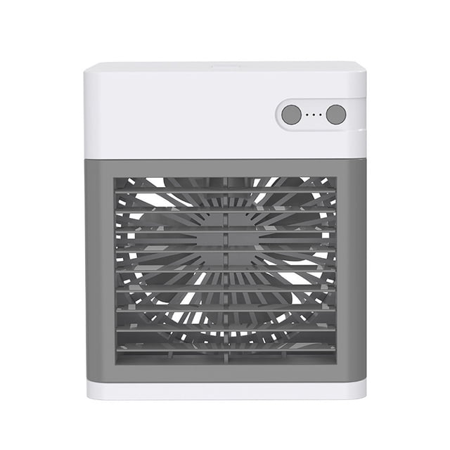 Ventilador Ventilador de escritorio de refrigeración portátil Mini enfriador de agua y aire Humidificador recargable USB Suministros de viaje, Blanco kenally HA004078-01B