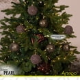 thumbnail image 4 of Esferas para árbol de navidad Artego de 8 cm de diámetro paq 18 esferas Café chessnut *Línea Pearl Con 2 estilos: pearls y cromado, para colgar Christmas ornaments, 4 of 6