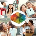 thumbnail image 5 of Wearable Blanket,Colorful Ink Pattern Hooded Wearable Flannel Blanket for Adults & Teens,Winter Poncho Shawl Wrap Cape Cozy Anti-Pill,60"x80", 5 of 5