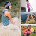 thumbnail image 4 of Banda para el sudor para mujer y niña, diadema de yoga, diadema atlética que absorbe el sudor, diademas elásticas antideslizantes, banda ancha deportiva para correr, entrenamiento, fitness, gimnasio,, 4 of 8