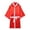 Red, variant on huanledash Boxing Robe Silky Comfortable Loose Fit Long Sleeve Hooded Show Nylon Muay Thai Boxing Robe Boxing Performance