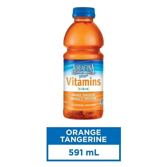 Aquafina Plus+ Vitamins Orange Tangerine 591 mL, Bottle