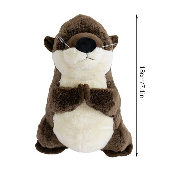 Cameland Toys Plushie Stuffed Animals The Petting Zoo River Stuffed Standing Gifts For Kids Onez Zoo Animals River Toy 7 Inches
