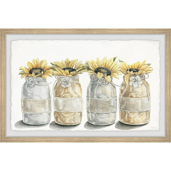 Parvez Taj Floral Bloom Arrangement Framed Painting Print