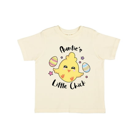 

Inktastic Happy Easter Auntie s Little Chick Gift Toddler Toddler Girl T-Shirt