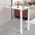 thumbnail image 2 of Wall Mounted Folding Table, Wooden Kitchen Table, Folding Desk, Laundry Room Folding Table for Dining Room, Bedroom, 2 of 9