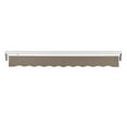 thumbnail image 5 of Awntech 10 Ft Destin Manual Heavy Duty Patio Retractable Awning with Protective Hood (120in x 10.38in x 96in), Taupe, 5 of 8