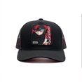 thumbnail image 2 of NARUTO Gorra trucker Itachi Uchiha roja y negra ajustable unisex visera curva, 2 of 5