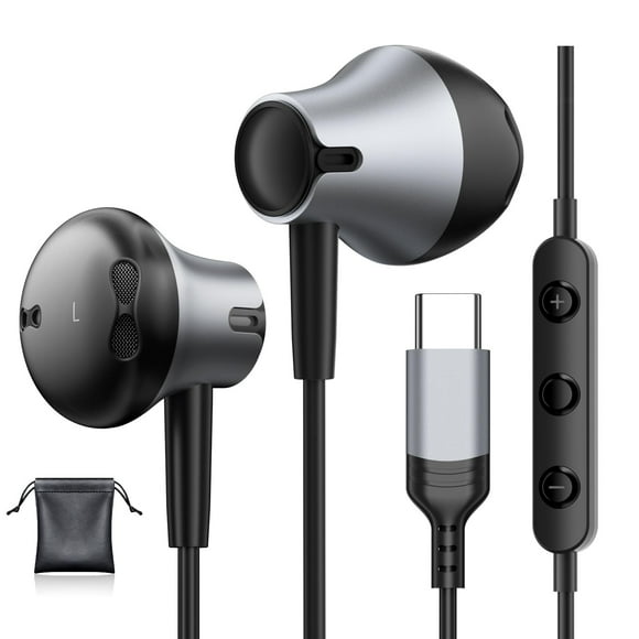 Auriculares USB C Gsangoo con cable y micrófono para Samsung Galaxy S25