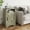 Light Gray, variant on CozyHom Modern Farmhouse USB Nightstand Set of 2 With Storage Cabinet, End Side Table With Charging Station For Bedroom, Dark Grey