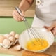 thumbnail image 4 of ¡Batidor De Huevos Manual De Acero Inoxidable! Rápido Y Eficaz Para Batir Huevos. Mango Redondo Ergonómico. Utensilio De Repostería., 4 of 7