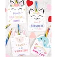 thumbnail image 1 of Tarjetas Del Día De San Valentín Para Niños – Juego De 24 Lápices Arcoíris Unicornio De San Valentín – Favores De Fiesta De Clase Tarjetas Del Día De San Valentín Intercambio A Granel Para Niñas Y Niñ, 1 of 7