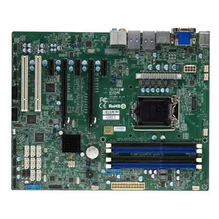 Supermicro X10SAE Motherboard - Socket LGA 1150 - Intel Xeon Processor E3-1200 v3/V4 - Intel C226 Chipset - DDR3 1600 SATA3 - ATX