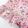 thumbnail image 3 of Ruyang Toddler Girls Hawaiian Sundress Print Ruffle Fly Sleeve Crewneck Dresses Summer A-line Swing Beach Vacation Dresses, 3 of 7