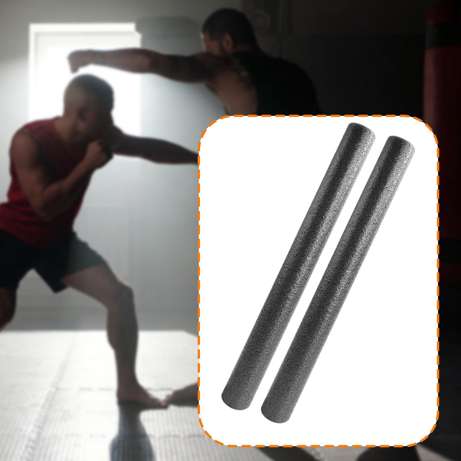 DimyFew 2 Pieces Boxing Sticks Rods Foam,Precision Mixed Martial Arts Equipment,for Muay 65cm