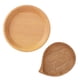 thumbnail image 1 of Platos de madera ANGGREK para comida bandeja de madera para servir 2 Piezas Hechas A Mano, 1 of 7
