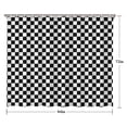thumbnail image 5 of Black White Checkered Pattern Shower Curtain 84"x72" ,Bathroom Decorative Shower Curtains Set with 12 Hooks,Modern Waterproof Washable Shower Curtain, 5 of 6