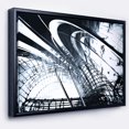 thumbnail image 1 of Designart - Art Abstrait 3D Noir Structurel - Impression sur Toile Encadrée Abstraite, 1 of 1