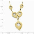 thumbnail image 4 of Leslie's 14K Yellow Gold Polished and Brushed With 2in ext. Necklace, 4 of 4