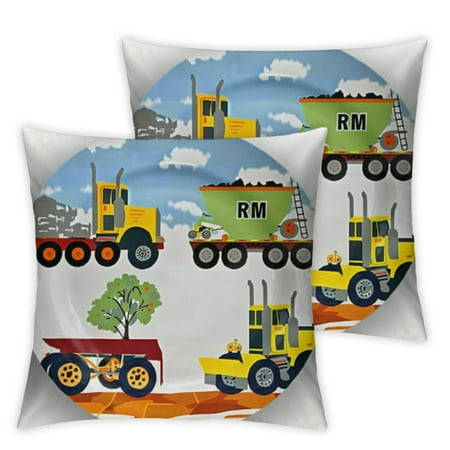 Construction Truck Plates for Kids with Colorful Vehicles |Melamine Dishes for Children