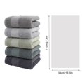 thumbnail image 2 of 5PC Bath Towels Set for Bathroom Cotton Thick Soft Absorbent Towel Set, Bathroom Towels, 2 of 9