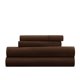 thumbnail image 5 of Juego de Sábanas Súper Suaves Resistentes a las Arrugas, Tamaño Queen de 4 Piezas, Color Marrón Chocolate de Comfort Canopy, 5 of 11