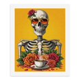thumbnail image 5 of Paint By Numbers Kit for Adults Beginner - DIY Skeleton With Sunglasses Roses Coffee Canvas Painting Kits for Adults, Frameless Paint By Number for Adults for Home Wall Decor 16x20 Inch, 5 of 7