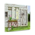 thumbnail image 2 of Garden Shed And Swallow By Julie Peterson, 34" x 26" Fine Art Giclee Print on Gallery Wrap Canvas, Ready to Hang, 2 of 2