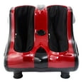 thumbnail image 2 of Costway Leg Massager Shiatsu Kneading Rolling Vibration Heating Foot Calf Red, 2 of 12