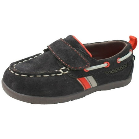 Healthtex Baby Boys' Leather Boat Shoes, Brown