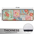 thumbnail image 5 of Kitchen Rugs Sets Of 2,Pioneer Flower Floral Print Pattern Anti Fatigue Kitchen Mat Rugs Non Slip Washable,Decorative Kitchen Floor Mats for Kitchen,Sink,Laundry,17X47 Inch, 5 of 5