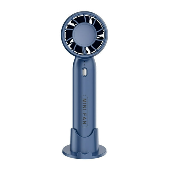 RoamHome Electric Mini Fan Charging Small Fans USB Rechargeable Handheld Battery Powered Portable Fans Personal Cooling Fan That Blows Cold Air (Blue)