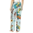 thumbnail image 3 of Fotbe Cartoon Car Racing Women's Pajama Pants,Sleepwear Pants,Pj Bottoms Drawstring And Pockets-X-Large, 3 of 9