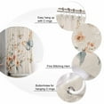 thumbnail image 5 of 60x72 Inch Shower Curtains for Bathroom Spring Flowers Fabric Bath Curtain Decor Vintage Farmhouse Botanical Butterfly Waterproof Restroom Curtains Shower Set Accessories with 12 Hooks 60 Inch, 5 of 6