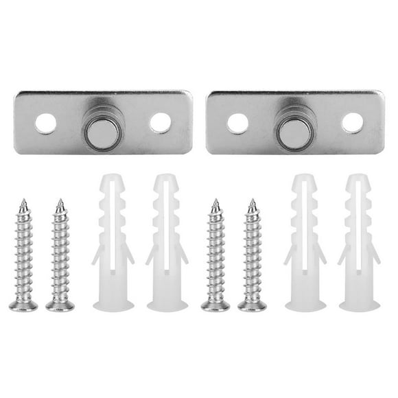 2 pièces Guide de porte de grange coulissante en acier inoxydable l Guide de sol de rouleau de porte de grange accessoires de quincaillerie de porte coulissante