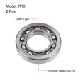 thumbnail image 2 of R16 Deep Groove Ball Bearing, 1"x2"x3/8" Open Type Z2 Lever Bearings 2pcs, 2 of 4