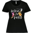thumbnail image 3 of Inktastic Believe in Fairies Women's Plus Size T-Shirt, 3 of 5