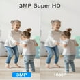 thumbnail image 6 of ANNKE WiFi Pan Tilt Smart Security Camera, 3MP HD Baby/Pet Monitor Indoor Camera 360-degree with Two-Way Audio, Human Motion Detection, Cloud & SD Card Storage, Compatible with Alexa(Black), 6 of 10