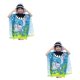 thumbnail image 2 of Matsuzay Capa de baño para niños Dibujos animados Niños Ducha Toalla con capucha Baño Secado Jersey Poncho Capa de tiburón 2piezas, 2 of 6
