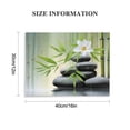 thumbnail image 3 of Shiartex Bamboo Tree White Flower Rocks Canvas Wall Art Print Home Decor Living Room Bedroom Office Wall Decor 16x12in, 3 of 6