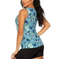 thumbnail image 3 of Fotbe Flying Swallows Womens Loose Fit Casual Flowy Slim-Fit Tank Tops Athletic Round Neck Trendy Sleeveless Summer Tops for Gym and Yoga-, 3 of 9
