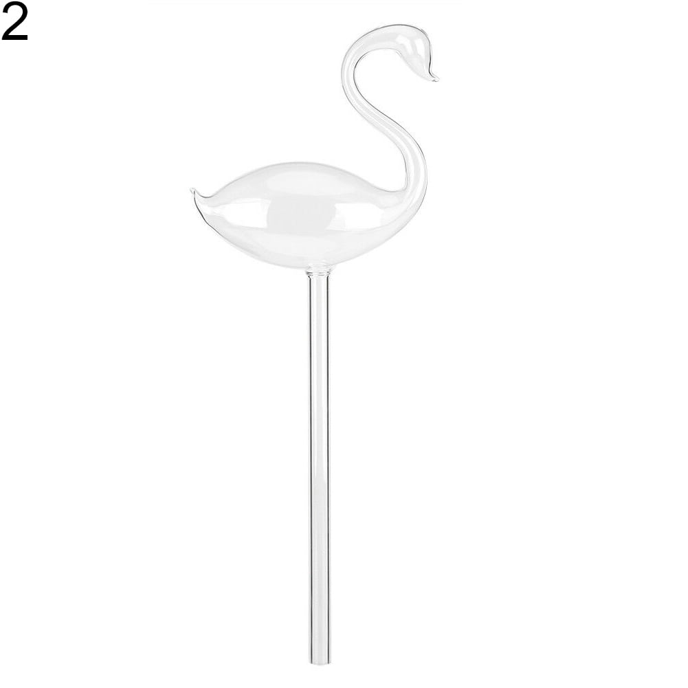 Grandest Birch Glass Snail Bird Swan Plants Self Watering Dripper Flower Water Feeder Tool Cute