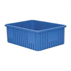 

Quantum Storage 100 Lb Load Capacity Blue Polypropylene Dividable Container Stacking 22-1/2 Long x 17-1/2 Wide x 8 High