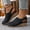 Black, variant on Women's Wedge Closed Toe Sandals Fashion High Heel Sandal Arch Support Wedge Heel Sandals Fashion Casual Versatile Beach Footwear