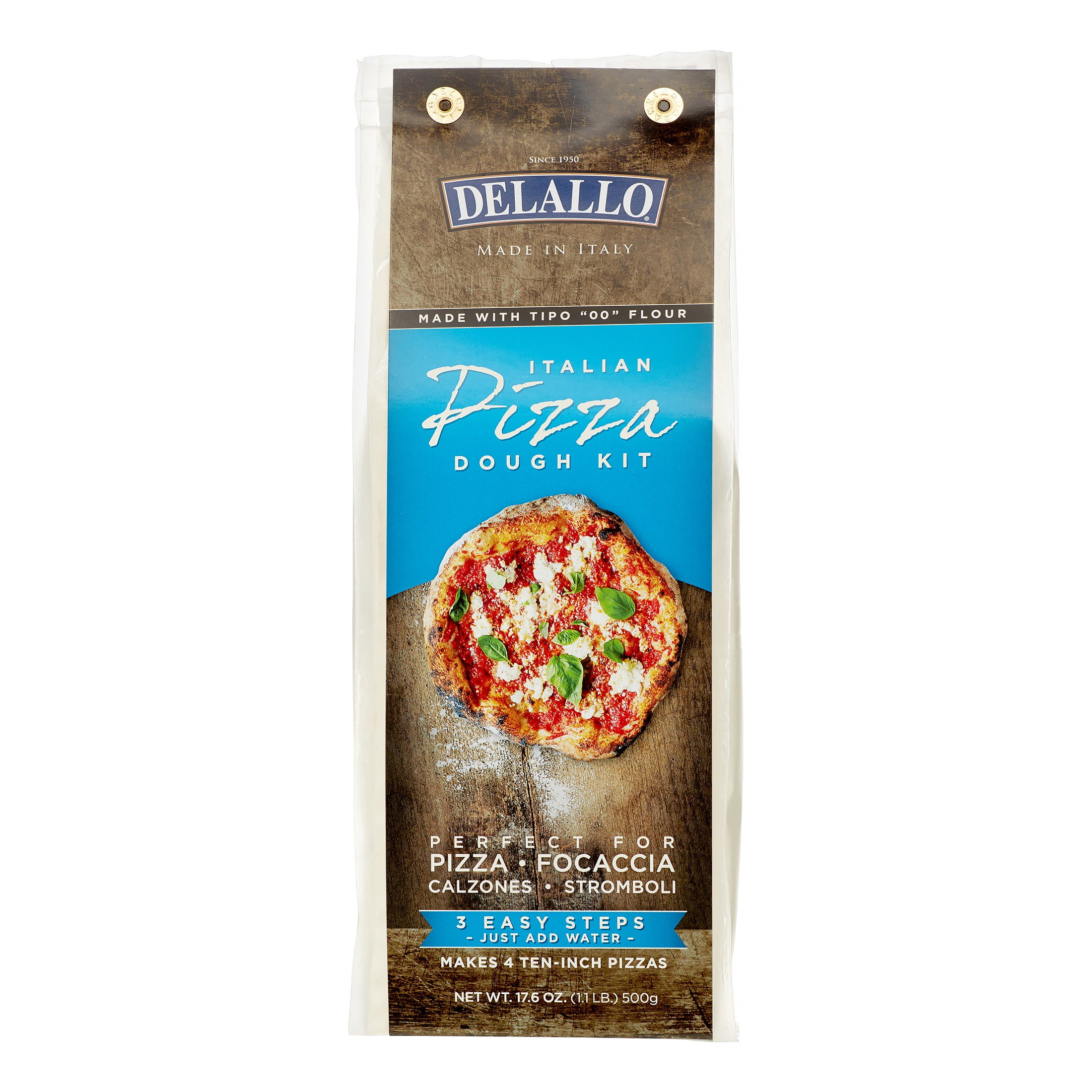DeLallo Italian Pizza Dough Kit, 17.6 Oz