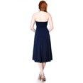 thumbnail image 2 of Evanese Women's Polyester Sexy Deep V Halter Neck A Line Cocktail Dress, 2 of 5