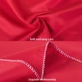 thumbnail image 2 of Flxxie Satin Zipper Pillowcases, Soft Travel Pillow Covers, 13"x18", Red, 2 Pieces, 2 of 5