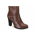 thumbnail image 3 of Style & Co. Womens Sachi Faux Leather Block Heel Mid-Calf Boots, 3 of 3